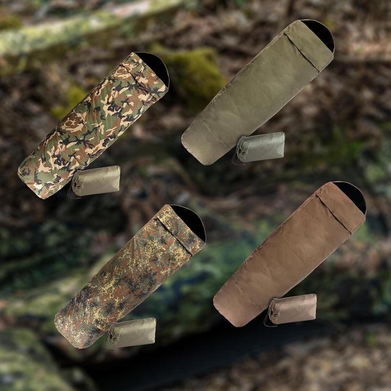 MIL-TEC Trilaminate Durable Waterproof Lightweight Breathable Tactical Outdoor Camping Hiking Generous Cut Sleeping Bag Cover with Zip Closure | Suitable for Various Sleeping Bags - Image 5